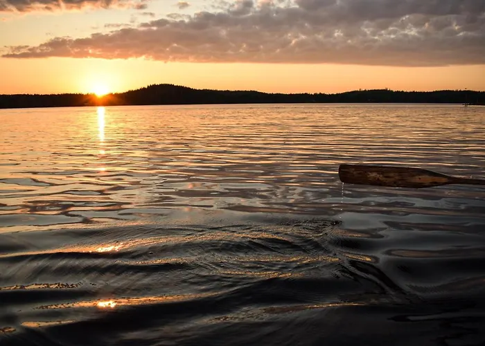 Loma-autio Apaja Dağ evi Puumala